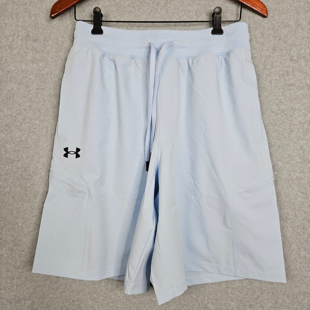 Under Armour Mens Sportswear Woven Cargo Shorts Blue 1388018 Size Medium New